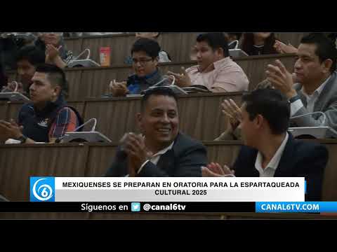 Video: Mexiquenses se preparan en Oratoria para la Espartaqueada Cultural 2025