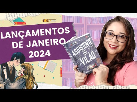LANÇAMENTOS DE JANEIRO 2024 📚 | Biblioteca da Rô