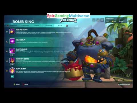 All Skills Of Bomb King The Damage Champion Revealed In Paladins Champions Of The Realm