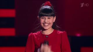Диана Анкудинова 👍💓👏 «Jodel-time» - Слепые прослушивания – Голос Дети – Сезон 4