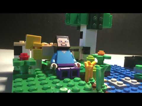 Lego Minecraft The Wool Farm Stop Motion!