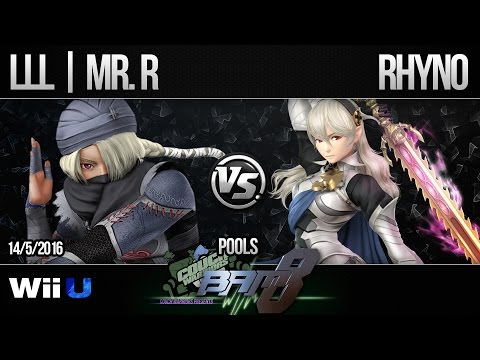 BAM8 - Mr. R (Sheik) vs Rhyno (Corrin) - Pools