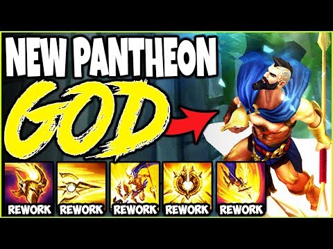 *WITH FACECAM* NEW PANTHEON GOD REWORK 🔥 BEYOND BROKEN 🔥 LoL New Pantheon PBE s9 League of legends