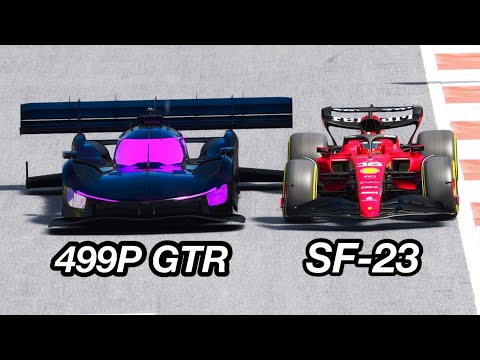Ferrari F1 2023 vs Ferrari 499P GTR - Monza GP