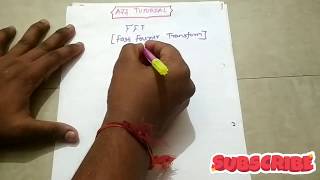 4 Point DIT-FFT explained with example in DSIP.