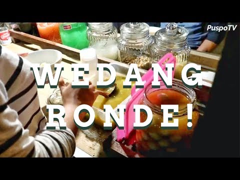 Wedang Ronde Isi Kacang Paling Enak Di Bogor - Indonesian Street Food
