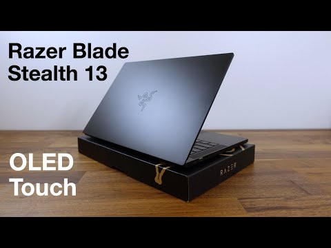 Razer Blade Stealth 13 OLED Touch (11th Gen) Unboxing and Screen Test