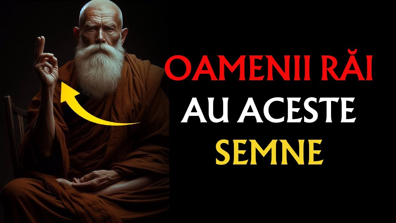 9 EVIDENTE Semne că lângă tine este o persoană RĂĂ | Înțelepciune, lecții de viață | budism