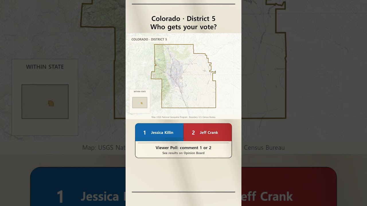 Video: Crank faces Killin in competitive Colorado 5th District race
