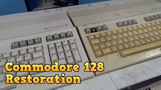 Commodore 128 Complete Restoration and Board Repair.