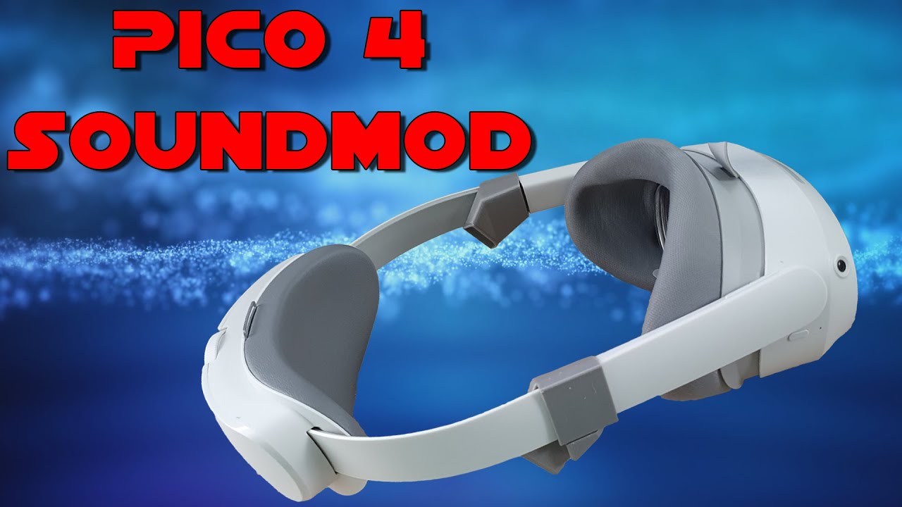TupacVR - Unzufrieden mit dem Sound der Pico 4 ? Hier gibt's die Lösung !!! Soundmod aus dem 3D Drucker