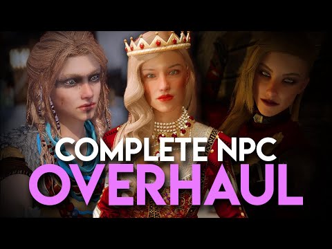 How to COMPLETELY Transform Skyrim NPCs With Mods!