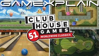 Clubhouse Games - MASSIVE Overview of All 51 Games (Wii Play Tanks, Bowling, Golf, & More!)