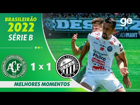 Gols e lances de Chapecoense x Operário