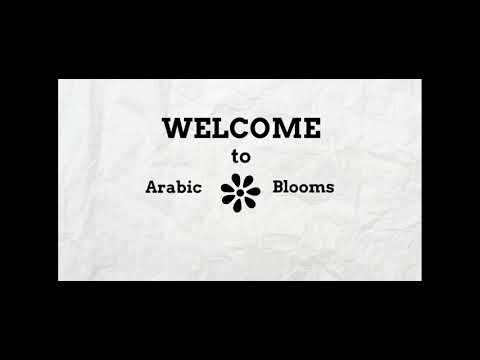 Learn Arabic numbers through Arabic Blooms#learnarabic