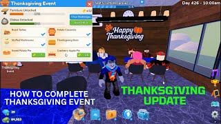Restaurant Tycoon 3 THANKSGIVING Update Restaurant Tycoon 3 Roblox