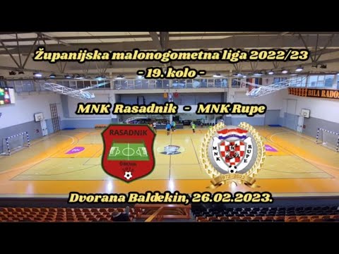 ŽMNL 2022/23. - MNK Rasadnik - MNK Rupe 7:2