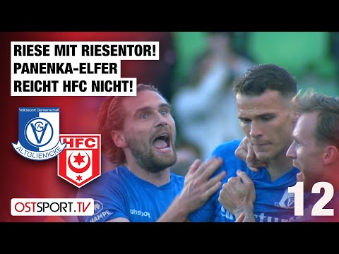RIESE with a giant goal! Panenka isn't enough for HFC: Altglienicke vs. Hallescher FC | Regionall...