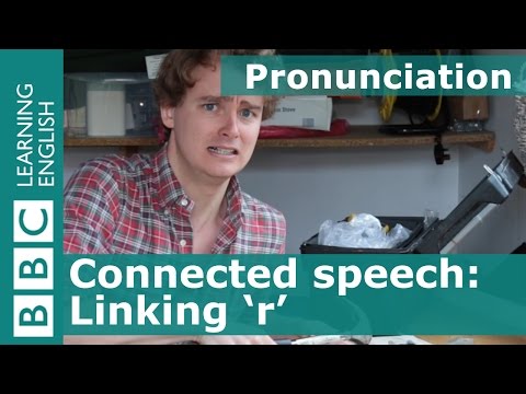 PRONUNCIATION: リンクしている/r/。 (PRONUNCIATION: The linking /r/)