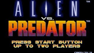 Alien vs. Predator - Capcom 1994 (Full Game Play)