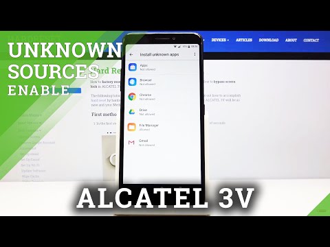 How to Enable Unknown Sources in ALCATEL 3V - Download Unknown Applications