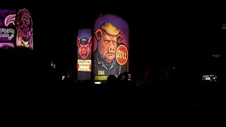 Basel karnavalında Trump'ı hedef alan hicivli fenerler