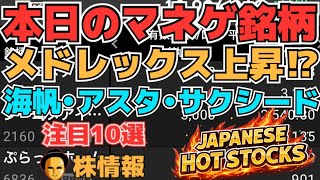 【株投資•STOCKS】『メドレックス』⁉,『海帆』⁉,『アスタリスク』⁉その他注目銘柄を探る‼️,Japanese Hot Stocks【掲示板トレーダー】