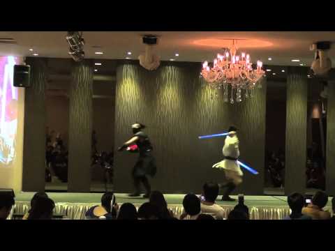 FightSaber @ Asian MENSA Gathering 2013 | Star Wars Lightsaber Performance