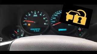 GM, CHEVY SILVERADO SECURITY PASSLOCK RELEARN/RESET PROCEDURE/SERVICE THEFT DETERRENT SYSTEM-FIX