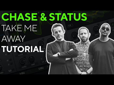 How To Make LIQUID BASSES Like CHASE & STATUS - TAKE ME AWAY Tutorial