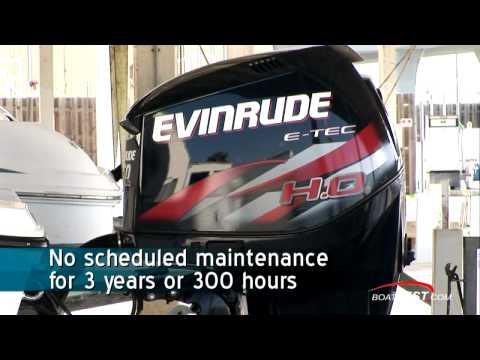 Evinrude E-TEC 250 H.O. (HO)  Engine Feature Reviews / Test - by BoatTest.com