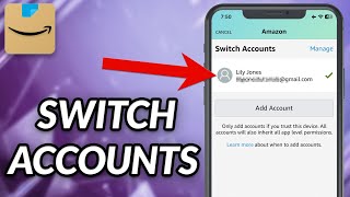 How To Switch Accounts On Amazon App