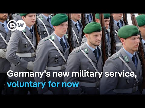 German lawmakers approve voluntary military service, 18 year-old men face mandatory checks | DW News