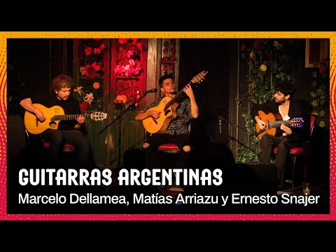 Guitarras argentinas: Marcelo Dellamea, Matías Arriazu y Ernesto Snajer