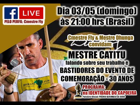 33ª LIVE NA IDENTIDADE DO CAPOEIRA - MESTRE CATITU