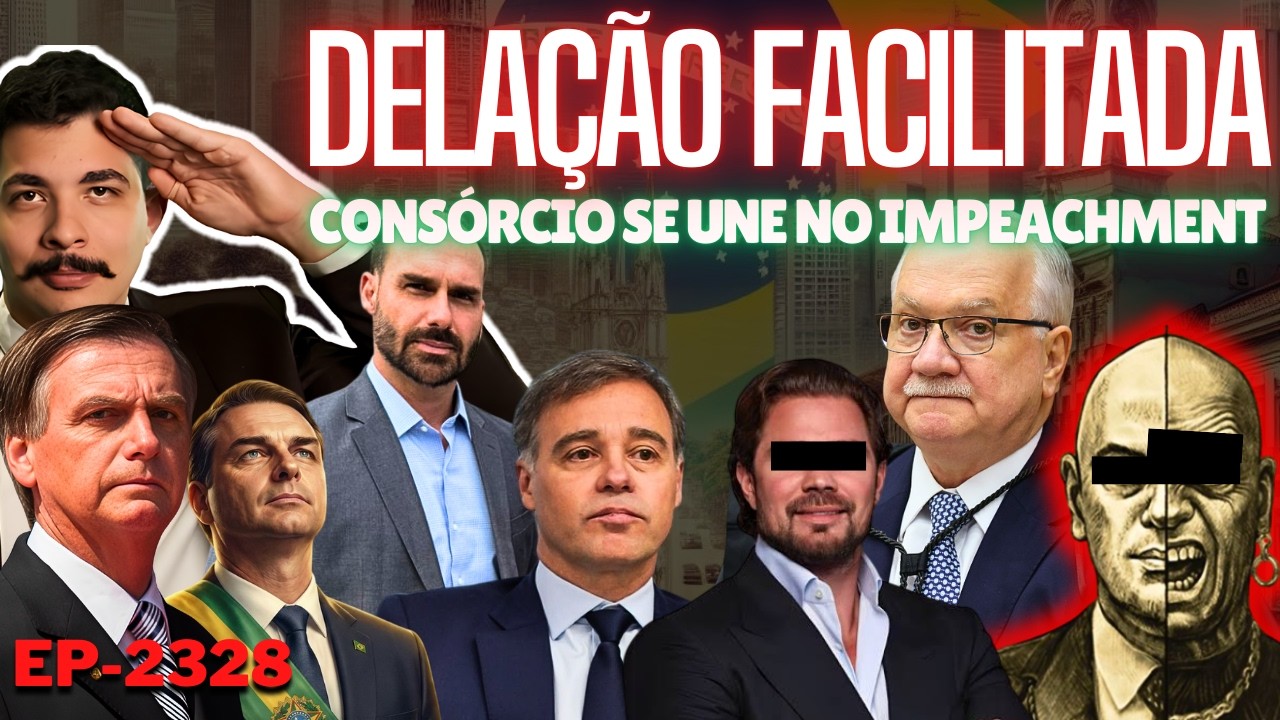 Mendonça: Delação FACILITADA e APOIO de Fachin + Consórcio se UNE no IMPEACHMENT + Dudu, Flávio e 26