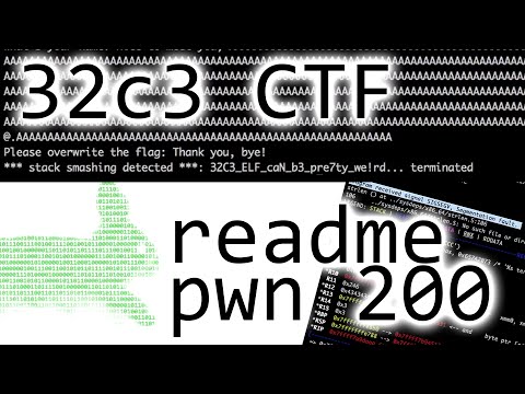 Abusing the exception handler to leak flag - 32C3CTF readme (pwnable 200)
