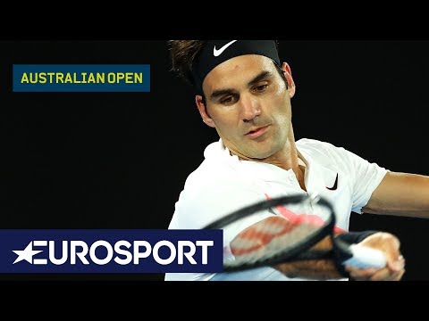 Roger Federer v Tomas Berdych Highlights | Australian Open 2018 Quarter Finals | Eurosport