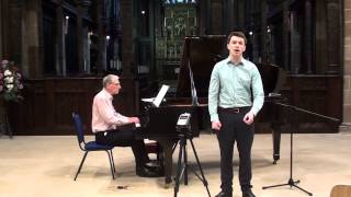 Beethoven 'Mit einem gemalten Band' Op83 No3 - Christopher Pulleyn (tenor) & John Peace