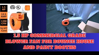 Crazy Powerful Blower vs Collapsed Paint Booth!