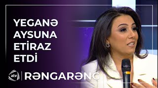 Aysun toyda salam vermir - Yeganə Mürsəlovadan SƏRT ETİRAZ / Rəngarəng