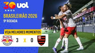 BRAGANTINO 3 X 0 FLAMENGO | ATROPELO DO BRAGA!  VEJA MELHORES MOMENTOS | BRASILEIRÃO - 9ª RODADA