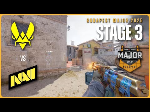 WINNER TO PLAYOFFS! Vitality vs NAVI - HIGHLIGHTS - StarLadder Budapest Major 2025 - STAGE 3 | CS2