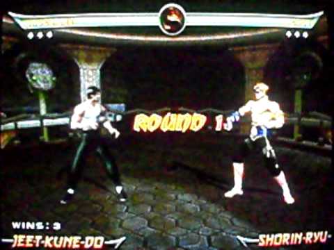 MKA Fight 2 - Bruce Lee vs Johnny Cage