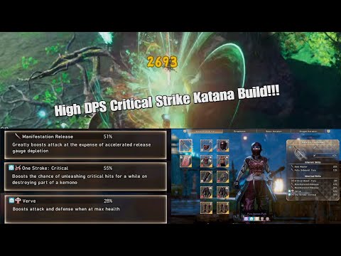 High DPS Karakuri Katana CRIT Build!