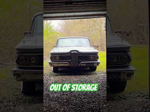 Thumbnail for 1959 Edsel pulling out of storage - Cold Start!! #shorts #classiccars #coldstart by Edsel
