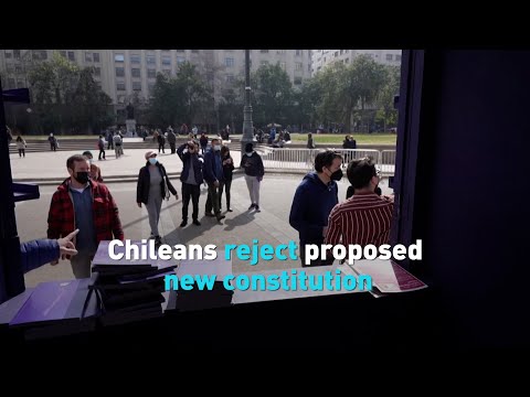 Chileans reject proposed new constitution