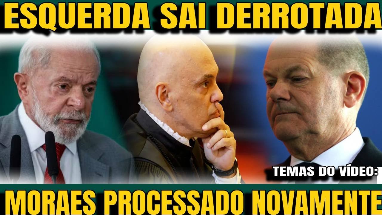 #1 ESQUERDA SOFRE DERROTA HISTÓRICA NA ALEMANHA! MORAES TOMA NOVO PROCESSO DE TRUMP!