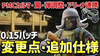 【EFT】大型パッチ0.15の中で特に影響が大きい変更点・注意点10選！【現在判明した仕様まとめ！】