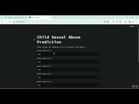 Child Sexual Abuse Prediction in Python Projects
